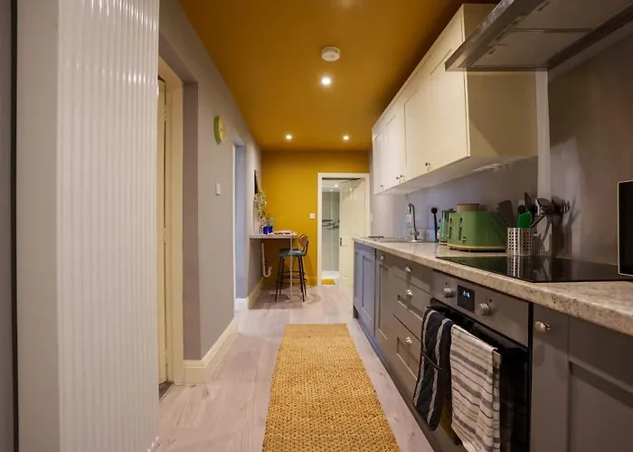 公寓 Hideaway - 2 Bed Near Station And Conference Centre 哈罗盖特