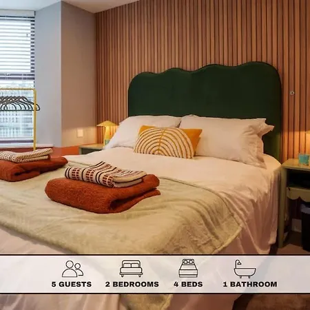 Hideaway - 2 Bed Near Station And Conference Centre Apartamento *